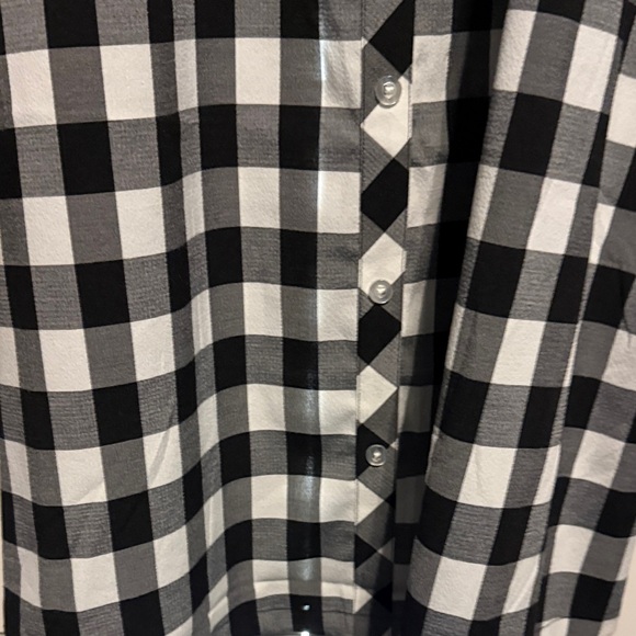 Mud Pie Black and White Checkered Dress - Picture 5 of 6